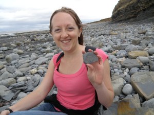 Liz fossil hunting